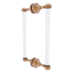 Allied Brass Pacific Grove 12-in Hinged Shower Door Handle - Brushed Bronze