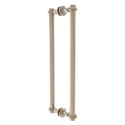 Allied Brass Contemporary 18-in Hinged Shower Door Handle - Pewter Finish