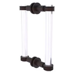 Allied Brass Clearview 8-in Hinged Shower Door Handle In Venetian Bronze Finish