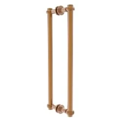 Allied Brass Contemporary 18-in Hinged Shower Door Handle - Brushed Bronze Finish