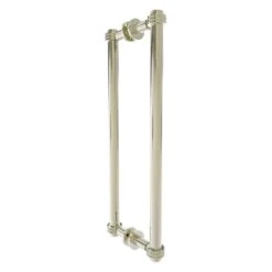 Allied Brass Contemporary 18-in Hinged Shower Door Handle In Polished Nickel Finish