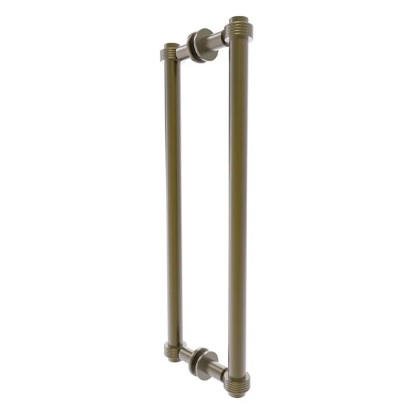 Allied Brass Contemporary 18-in Hinged Shower Door Handle In Antique Brass
