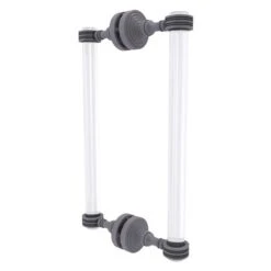 Allied Brass Pacific Grove 12-in Hinged Shower Door Handle In Grey