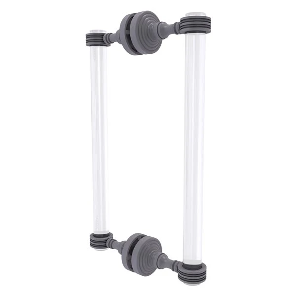 Allied Brass Pacific Grove 12-in Hinged Shower Door Handle In Grey