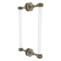 Allied Brass Pacific Grove 12-in Hinged Shower Door Handle In Antique Brass