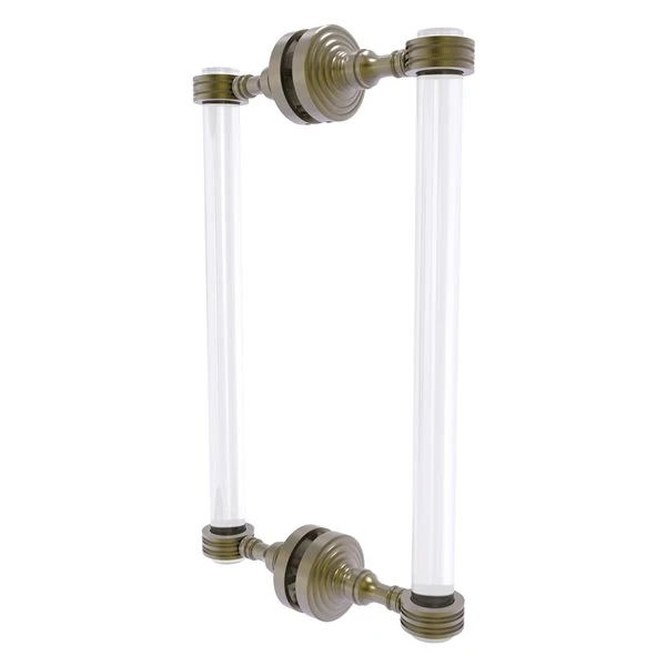 Allied Brass Pacific Grove 12-in Hinged Shower Door Handle In Antique Brass