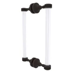 Allied Brass Pacific Grove 12-in Hinged Shower Door Handle In Oil-Rubbed Bronze