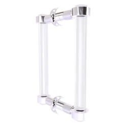 Allied Brass Clearview Polished Chrome 8-in Hinged Shower Door Handle