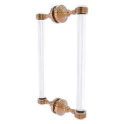 Allied Brass Pacific Grove 12-in Hinged Shower Door Handle In Brushed Bronze