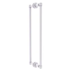 Allied Brass Contemporary 18-in Hinged Shower Door Handle - White