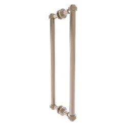 Allied Brass Contemporary 18-in Hinged Shower Door Handle In Pewter Finish