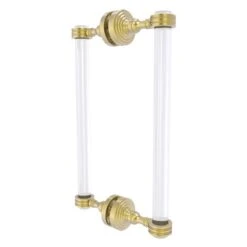 Allied Brass Pacific Grove 12-in Hinged Shower Door Handle In Satin Brass