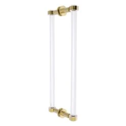 Allied Brass Clearview Collection Unlacquered Brass 18-in Hinged Shower Door Pull