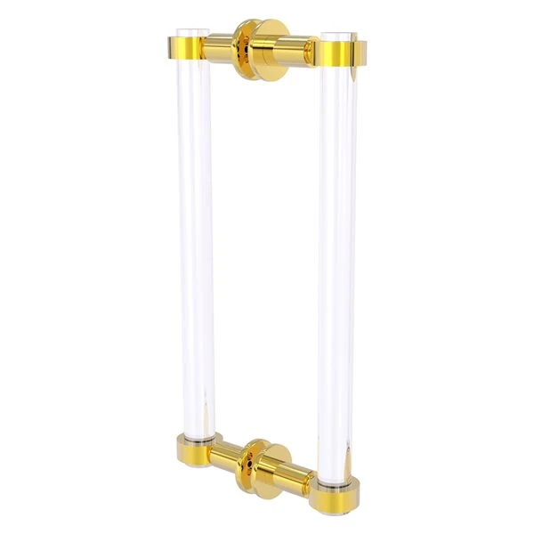 Allied Brass Clearview Collection Polished Brass 12-in Hinged Shower Door Pull