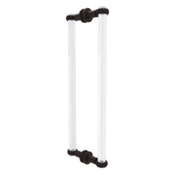 Allied Brass Clearview Collection Oil-Rubbed Bronze 18-in Hinged Shower Door Pull With Twisted Accents