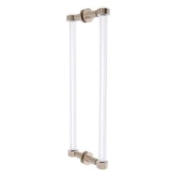 Allied Brass Clearview Collection Antique Pewter 18-in Hinged Shower Door Pull