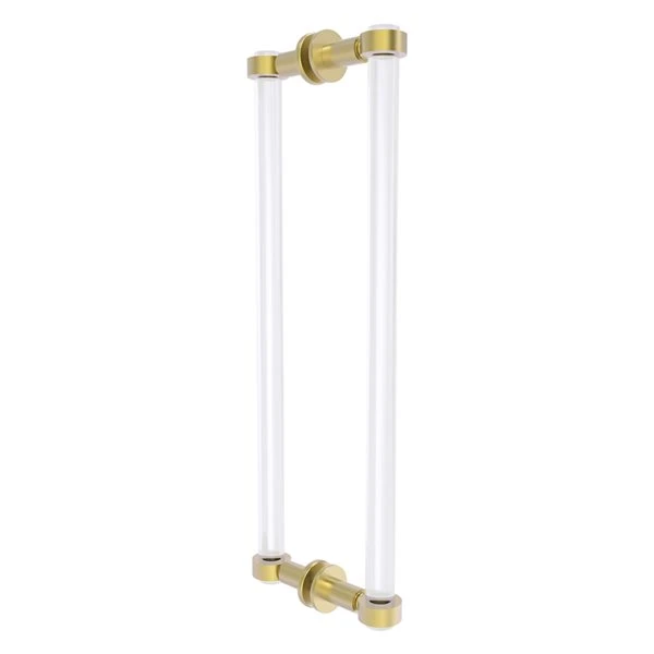 Allied Brass Clearview Collection Satin Brass 18-in Hinged Shower Door Pull