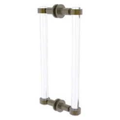 Allied Brass Clearview Collection Antique Brass 12-in Hinged Shower Door Pull