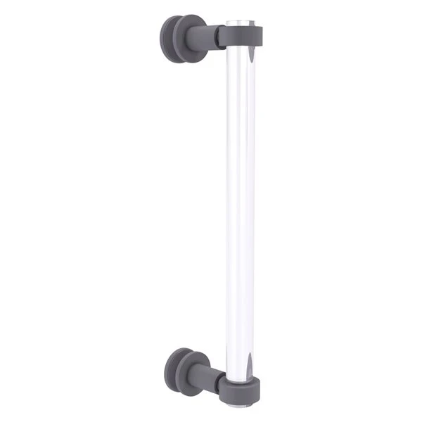 Allied Brass Clearview Grey 12-in Single Side Shower Door Pull