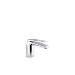 KOHLER Avid 1-Handle Single Hole WaterSense Labelled Polished Chrome Bathroom Sink Faucet - Drain Included