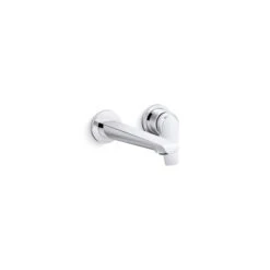 KOHLER Avid Polished Chrome 1-Handle Wall Mount WaterSense Labelled Bathroom Sink Faucet