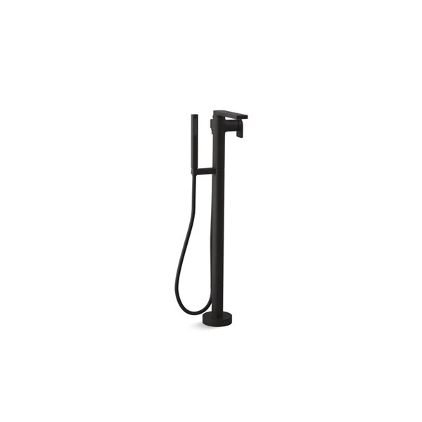 KOHLER Composed Matte Black 1-Handle Residential Freestanding Bathtub Faucet - Hand Shower Included