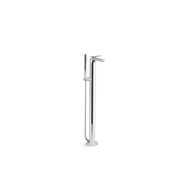 KOHLER Avid Polished Chrome 1-Handle Residential Freestanding Bathtub Faucet - Hand Shower Included