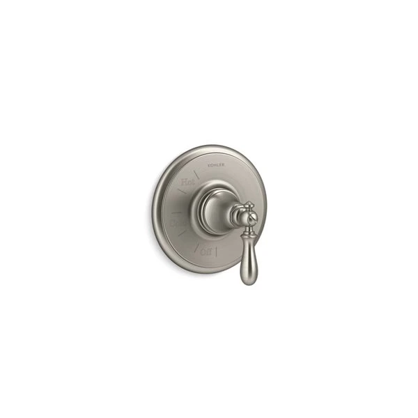 KOHLER Artifacts Brushed Nickel Metal Lever Valve Trim And Shower Handle