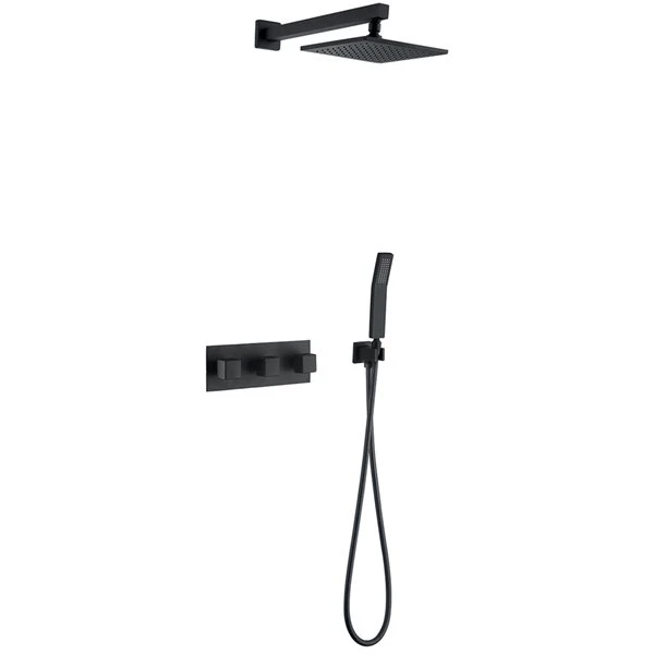 CASAINC 2-spray Rain Shower Head And Handheld Shower Combo 1.5 GPM (5.7 LPM) - Image 2