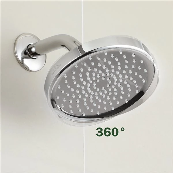 Boyelliving Chrome 1-spray Shower Head 1.75 GPM (6.6 LPM)