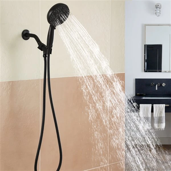 Boyelliving Oil-rubbed Bronze 5-spray Shower Head 1.75 GPM (6.6 LPM) - Image 2