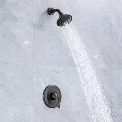 Clihome Oil-rubbed Bronze 3-spray Rain Shower Head 2.5 GPM (9.5 LPM)