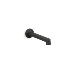 KOHLER Components 10.25-in Matte Black Wall Mount Bathtub Spout