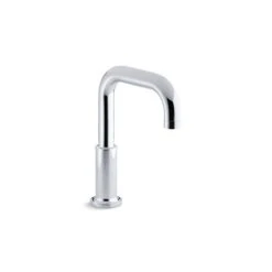 KOHLER Purist 7.5-in Polished Chrome Deck Mount Bathtub Spout