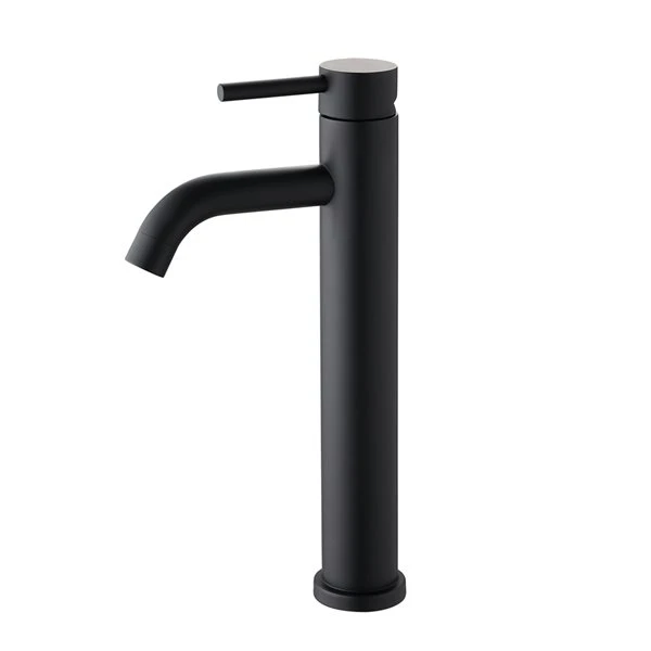 Dornberg Matte Black Single Hole High Bathroom Sink Faucet - Image 2