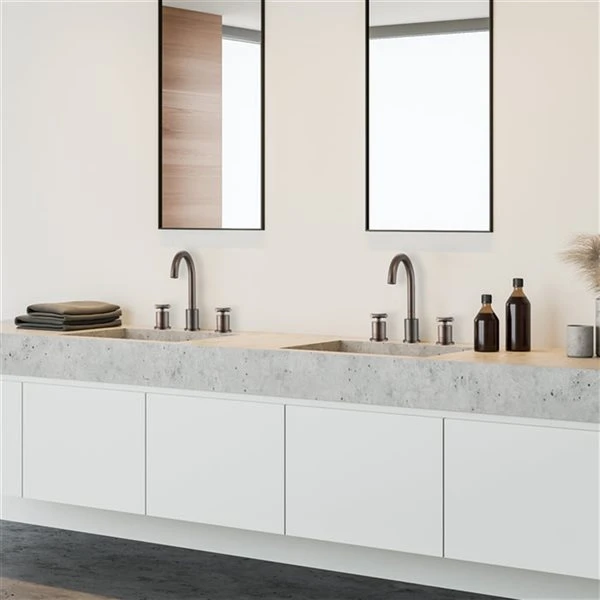 Ancona Ava Oil Rubbed Bronze 2-Handle Widespread Bathroom Sink Faucet - Image 2