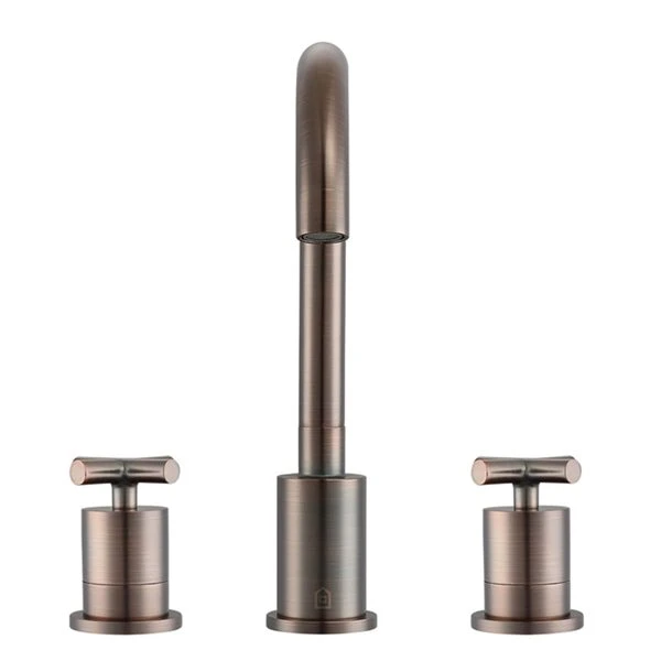 Ancona Ava Oil Rubbed Bronze 2-Handle Widespread Bathroom Sink Faucet - Image 3