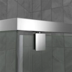 DreamLine Prism Biscuit 74.75-in X 40-in X 40-in Neo-Angle Corner Shower Kit - 2-Piece