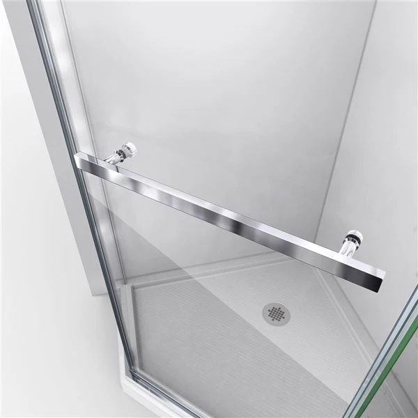 DreamLine Prism Biscuit 74.75-in X 40-in X 40-in Neo-Angle Corner Shower Kit - 2-Piece - Image 5