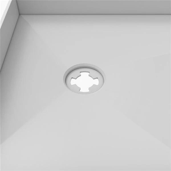 Dreamline Tileprime Fibreglass/Plastic Composite Shower Base 36-in X 60-in With Left Drain - Image 3