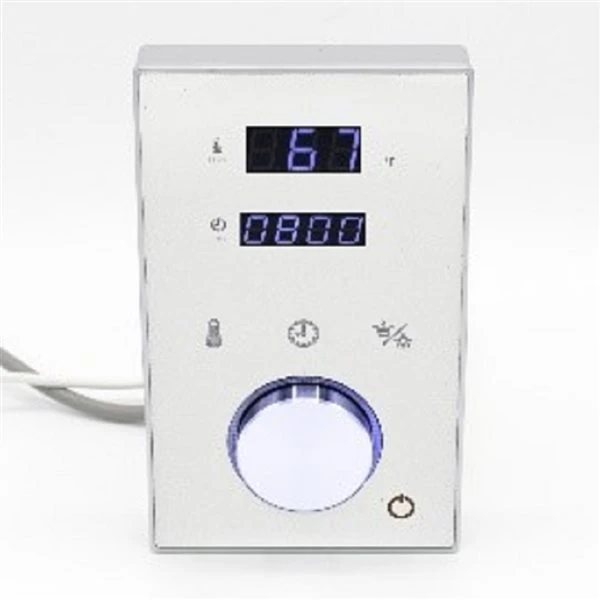 Avora Bath 6 KW Steam Generator With Digital Control In White
