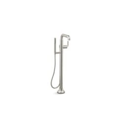 KOHLER Tone Vibrant Brushed Nickel Floor-Mount Bath Filler Trim