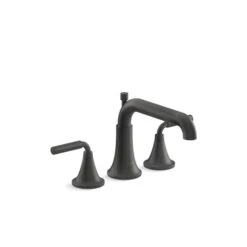 KOHLER Tone Matte Black Bath Faucet Trim With Diverter Spout