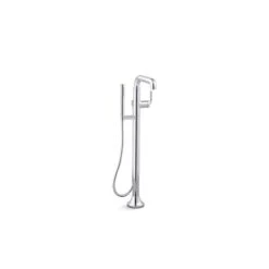 KOHLER Tone Polished Chrome Floor-Mount Bath Filler Trim