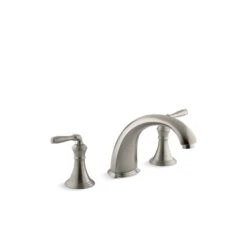 KOHLER Devonshire Vibrant Brushed Nickel Bath- Or Deck-Mount Bath Faucet Trim With Spout And Lever Handles