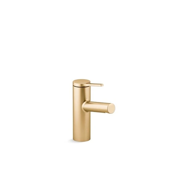KOHLER Vibrant Brushed Moderne Brass Elate® Single-Handle Bathroom Sink Faucet - Drain Included
