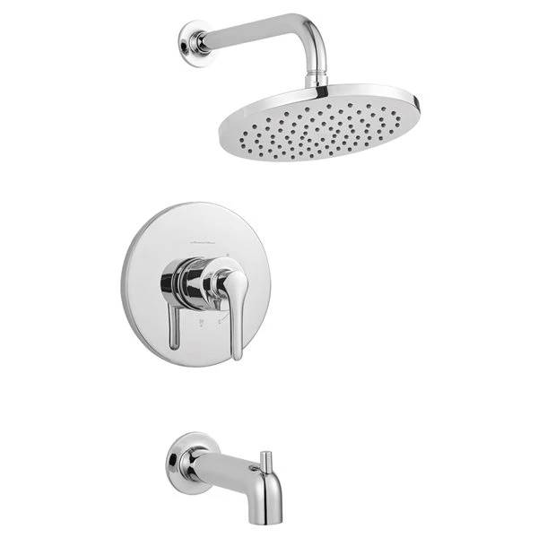 American Standard Studio S Chrome 1-Handle Bathtub And Shower Faucet Valve Not Included
