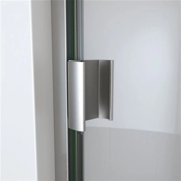 Dreamline, Alliance Swing BG 30-31-in W X 69-in H Swing Shower Door, Nickel, Clear Glass - Image 4