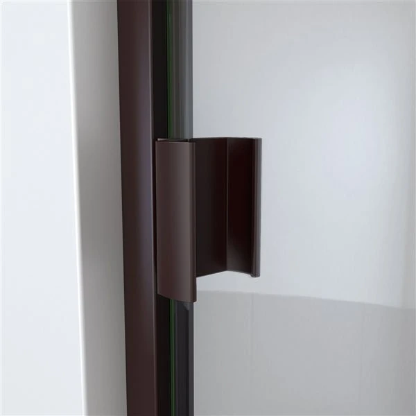 Dreamline, Alliance Swing BG 30-31-in W X 69-in H Swing Shower Door, Bronze, Clear Glass - Image 3