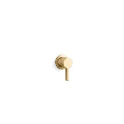 KOHLER Components Wall-Mount Vibrant Brushed Moderne Brass Bathroom Sink Faucet Handle